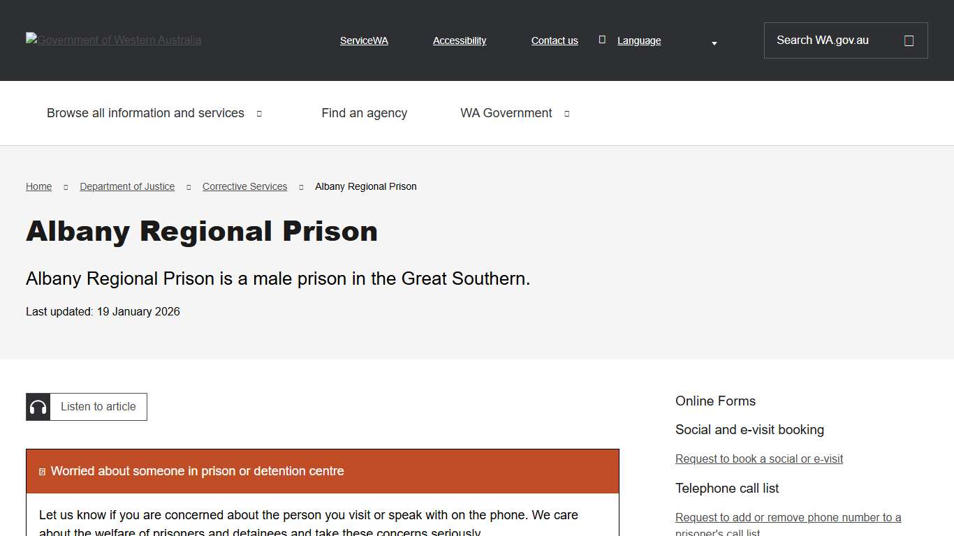 Albany Regional Prison